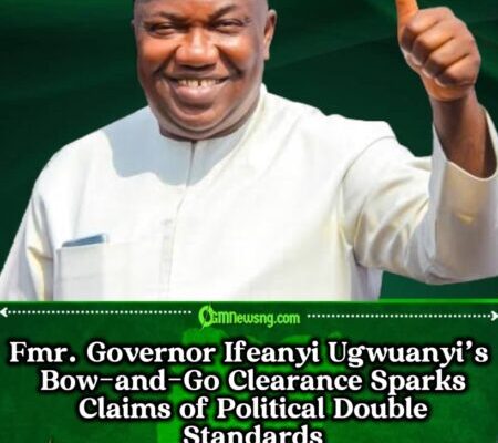 Fmr. Governor Ifeanyi Ugwuanyi Faces Backlash as Critics Question ‘Over-Respect’ Shown by Senate