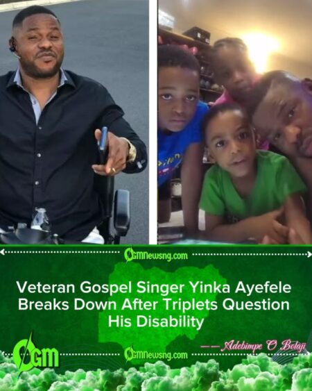 Yinka Ayefele Opens Up on Emotional Conversation With His Triplets About His Disability