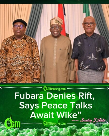 Fubara Denies Rift With Lawmakers, Urges Support for Tinubu