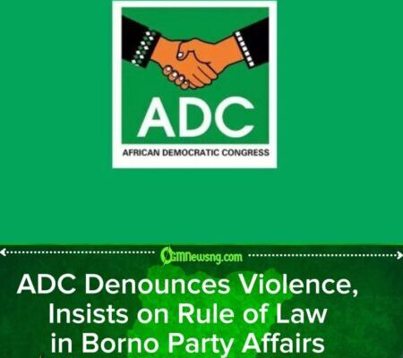 ADC Condemns Violence, Reaffirms Commitment to Peaceful Politics in Borno