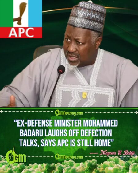 APC or Nothing: Mohammed Badaru Tells Rumour Merchants to Go and Sit Down