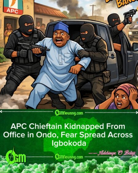 APC Chieftain Abducted in Ondo: Gunmen Storm Igbokoda Office, Tension High