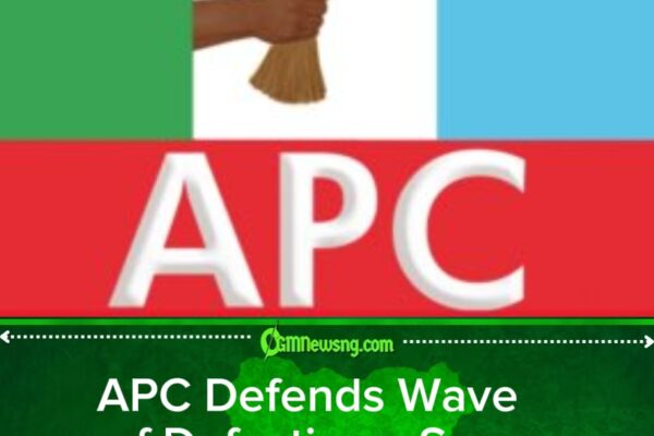 APC Says Defections Reflect Confidence in Tinubu Administration, Dismisses One-Party State Fears