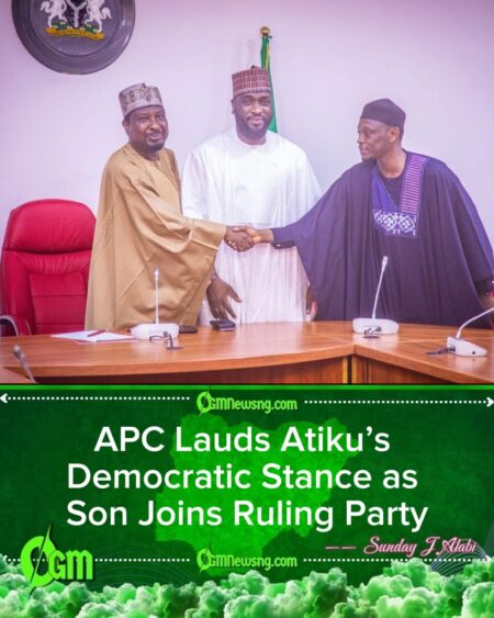 Defection: APC Commends Atiku for Respecting Son’s Political Choice