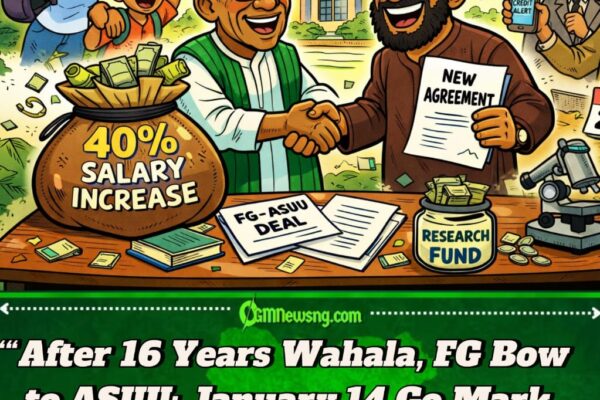 FG & ASUU Finally Shake Body: January 14 Signing Brings 40% Salary Increase, New Hope for Nigerian Universities