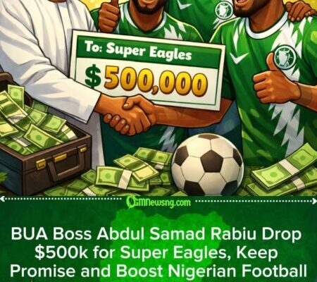 Abdul Samad Rabiu Fulfill $500,000 Promise to Super Eagles, Nigerians Hail BUA Chairman Big Time