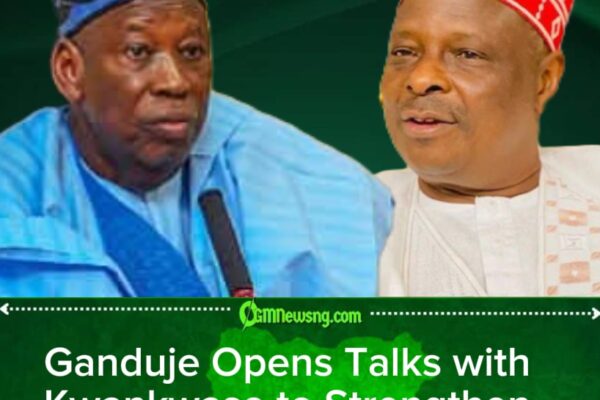 Abdullahi Ganduje Seeks Reconciliation with Kwankwaso, Calls Him Family