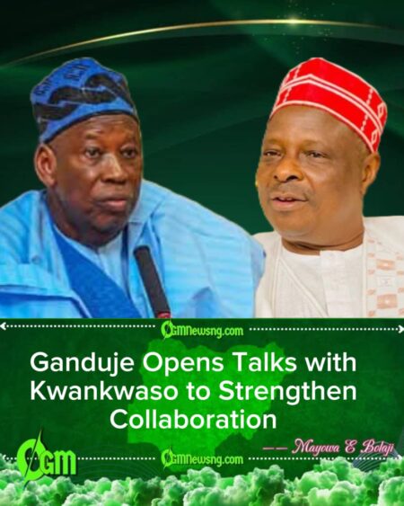 Abdullahi Ganduje Seeks Reconciliation with Kwankwaso, Calls Him Family