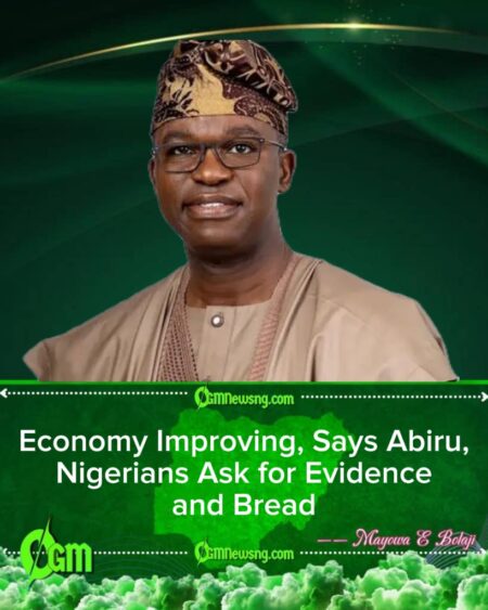 Sen. Tokunbo Abiru Says Tinubu’s Reforms Are Stabilising Nigeria’s Economy