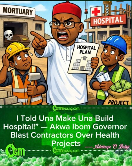 Akwa Ibom Governor Drag Contractors Say Dem Dey Build Mortuary Pass Hospital