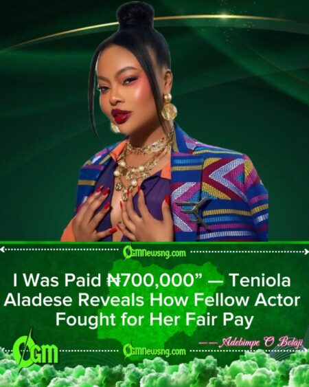 Teniola Aladese Exposes Nollywood Pay Gap: Offered ₦700k While Co-Star Earned Thousands of Dollars