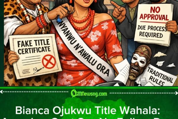Anambra Govt Disown Bianca Ojukwu Chieftaincy Title, Say Impostor Give Am
