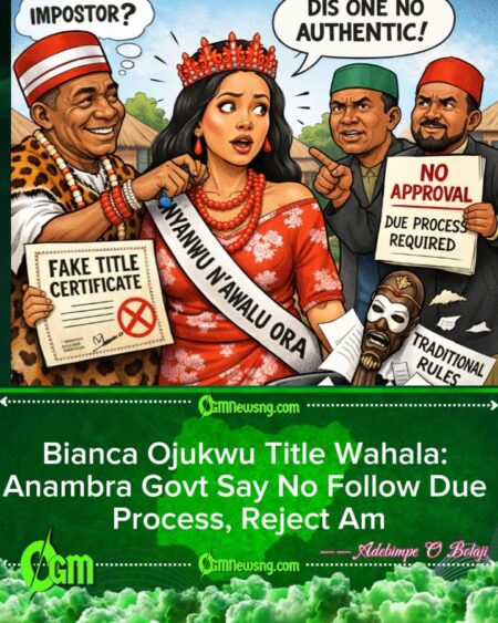 Anambra Govt Disown Bianca Ojukwu Chieftaincy Title, Say Impostor Give Am
