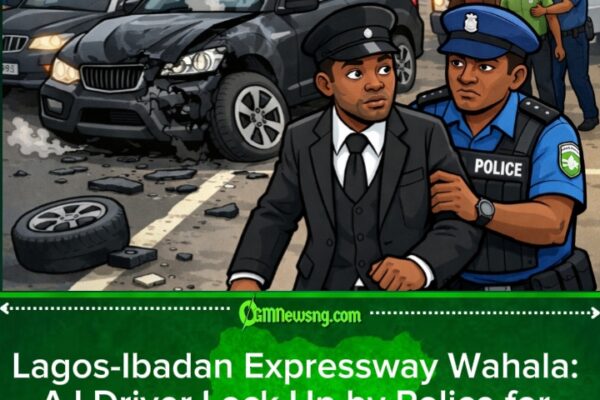 Anthony Joshua Driver Detain After Lagos-Ibadan Expressway Crash – See Wetin Happen