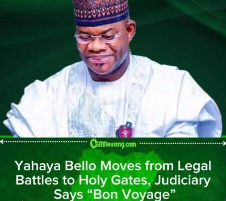 Former Kogi Gov. Yahaya Bello Turns Pilgrimage into a Political Spectacle After Federal High Court Approval