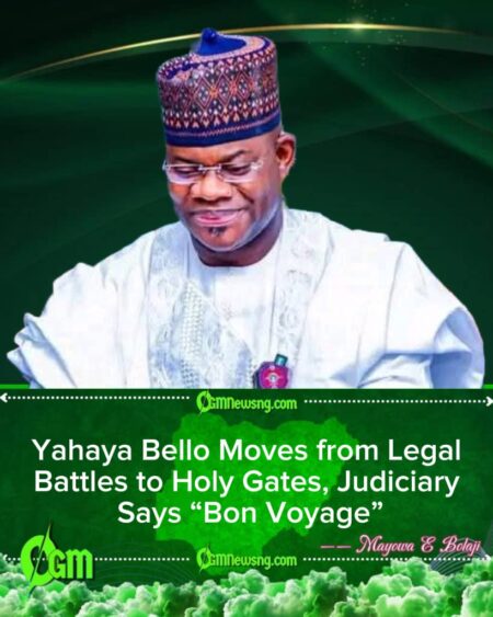Former Kogi Gov. Yahaya Bello Turns Pilgrimage into a Political Spectacle After Federal High Court Approval