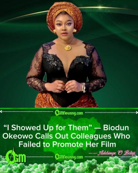 Biodun Okeowo Slams Nollywood Colleagues Over Lack of Support for Her Movie Project