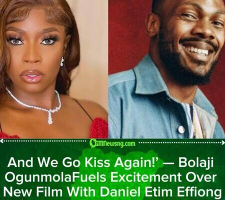Bolaji Ogunmola Sparks Buzz as She Teases Romantic Scenes With Daniel Etim Effiong in Upcoming Movie