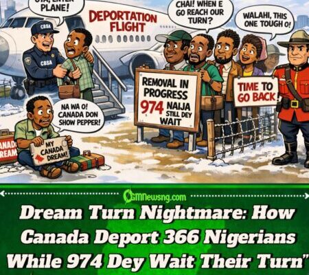 Canada Deport Nigerians Sharp Sharp: 366 Don Touch Ground, 974 Still Dey Queue as Immigration Wahala Burst