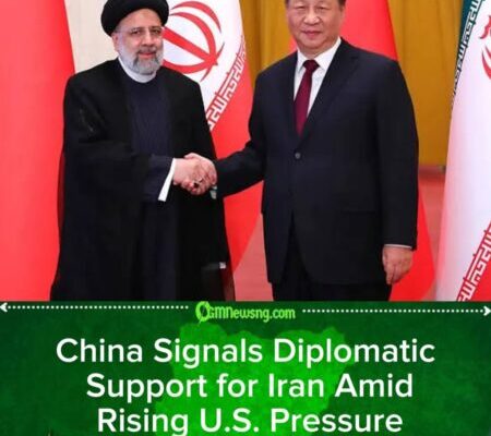 China Voices Support for Iran as Global Focus Turns to Middle East Tensions