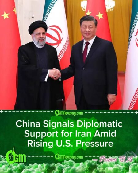 China Voices Support for Iran as Global Focus Turns to Middle East Tensions
