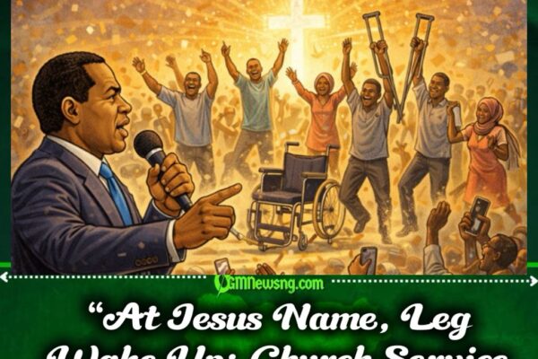 Gbas Gbos for Church: Pastor Chris Oyakhilome Allegedly Heal 10 Cripples Instantly at Mention of Jesus Name