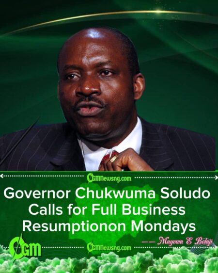 Governor Chukwuma Soludo Says No Going Back — Monday Sit-At-Home Is Dead