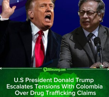 U.S President Donald Trump Fires Off Stark Warning to Colombian Government
