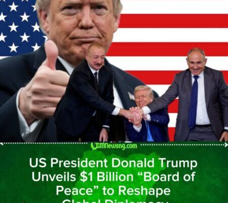 US President Donald Trump Sets $1 Billion Price Tag for Permanent Role on “Board of Peace”