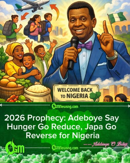 Pastor Enoch Adeboye 2026 Prophecy: Hunger Go Drop, Japa Go Turn Back for Nigeria