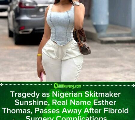 Skitmaker Sunshine (Esther Thomas) Dies After Unsuccessful Fibroid Surgery, Fans Mourn Tragic Loss