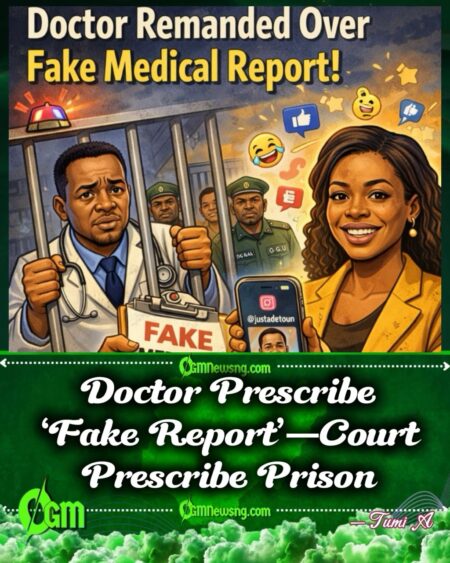 Fake Medical Report Wahala: Ogun Govt Remand Doctor Over Alleged Help for Blogger Just Adetoun