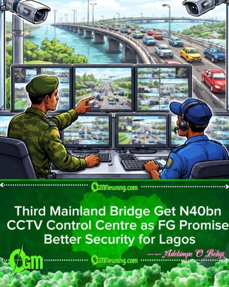 Federal Government Commission N40bn CCTV Camera Centre for Third Mainland Bridge, Say Security Go Tight Well-Well