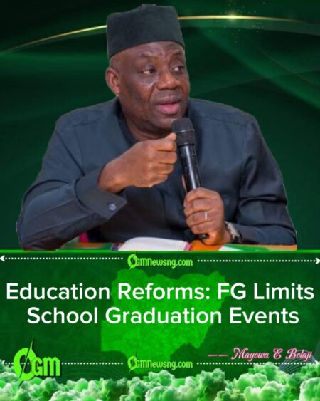 Federal Government Restricts Graduation Ceremonies to Final-Year Pupils Nationwide