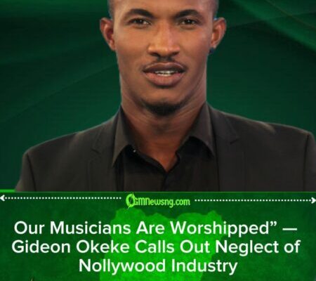 Gideon Okeke Sparks Debate as He Says Nollywood Lacks the Hype Given to Nigerian Musicians