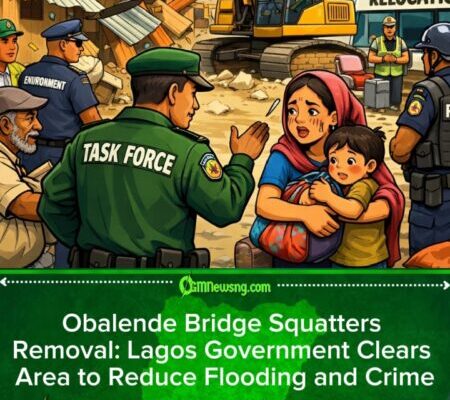 Lagos State Government Evict Squatters Under Obalende Bridge, Restore Traffic & Safety