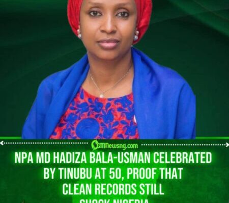 NPA MD Hadiza Bala-Usman Turns 50 as Tinubu’s Praise Quietly Roasts Mediocrity in Nigerian Politics