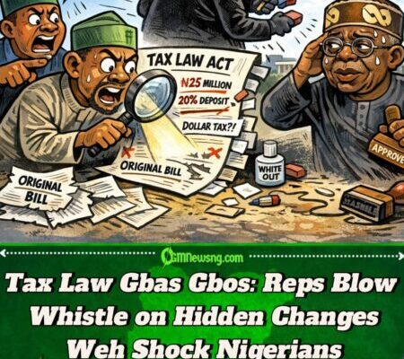 Gbas Gbos for Abuja:House of Reps Catch Funny Changes for Nigeria Tax Law, Say Somebody Do Sharp Sharp Edit