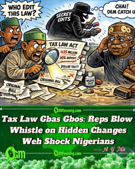 Gbas Gbos for Abuja:House of Reps Catch Funny Changes for Nigeria Tax Law, Say Somebody Do Sharp Sharp Edit