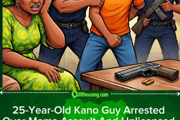 Kano State Police Nab Man For Beating Mama, Carry Illegal Gun