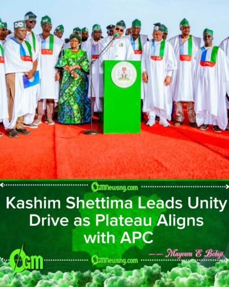 Kashim Shettima Welcomes Plateau as APC Expands Its Political Family