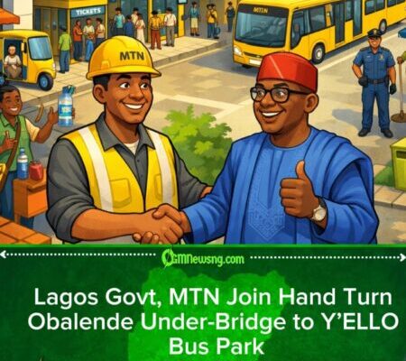 Lagos State Government Partner MTN Build Y’ELLO Bus Park for Obalende, Promise Better Transport System