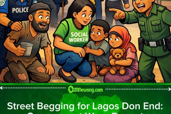 Lagos State Government Don Ban Street Begging, Police Don Begin Arrest Beggars for Roads