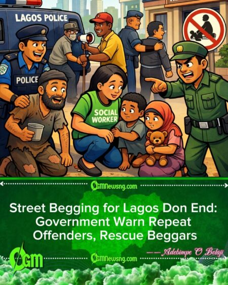 Lagos State Government Don Ban Street Begging, Police Don Begin Arrest Beggars for Roads