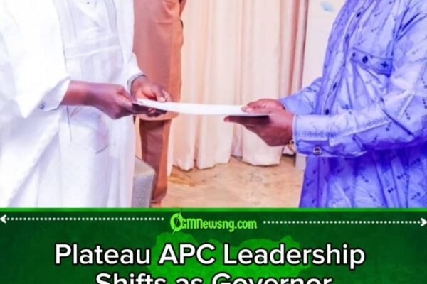 Lalong Steps Aside as Plateau APC Leadership Shifts to Governor Mutfwang