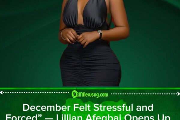 Lillian Afegbai Sparks Conversation After Admitting December Was Not Joyful for Her