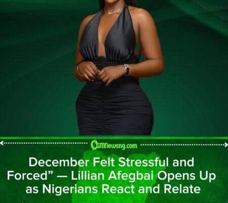 Lillian Afegbai Sparks Conversation After Admitting December Was Not Joyful for Her