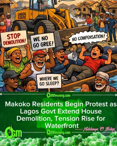 Makoko Residents Begin Resistance Over Lagos Govt House Demolition, Cry Out Over No Notice, No Compensation