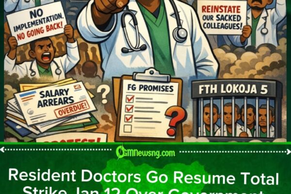 Nigerian Association Of Resident Doctors (NARD) Set to Resume Total Strike Jan 12 Over Welfare Wahala