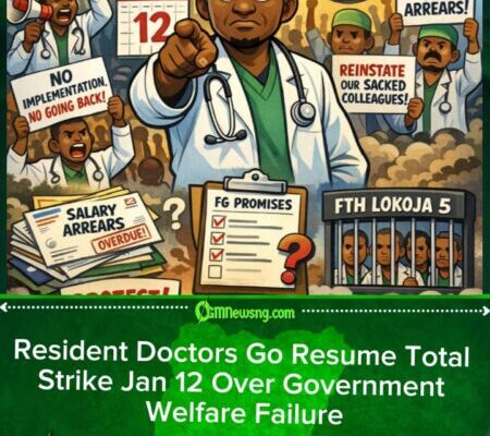 Nigerian Association Of Resident Doctors (NARD) Set to Resume Total Strike Jan 12 Over Welfare Wahala
